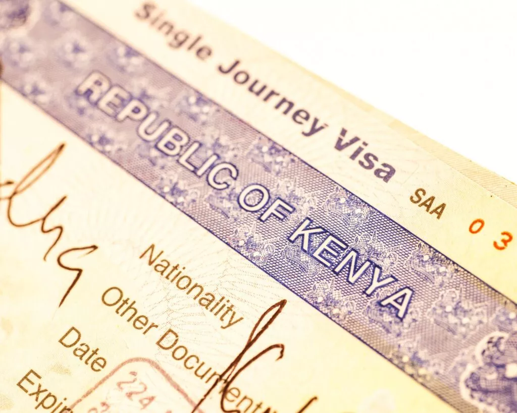 voyager au kenya visa