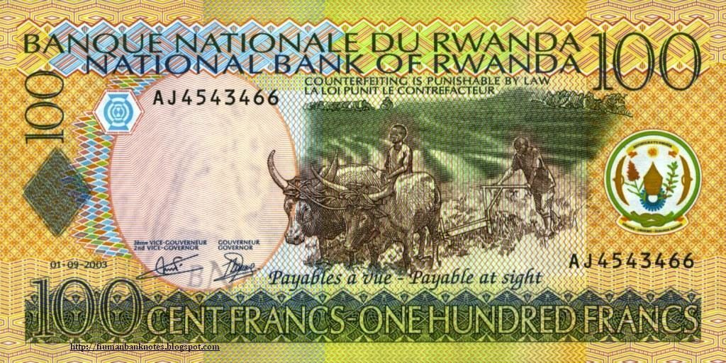 monnaie au Rwanda